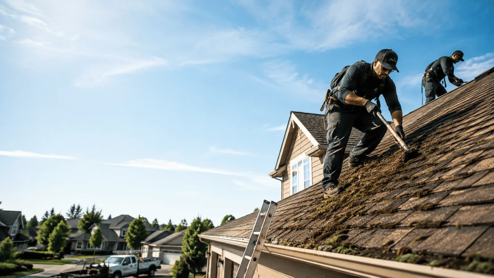 Roof Moss Removal in Sandy Spring, MD near me
